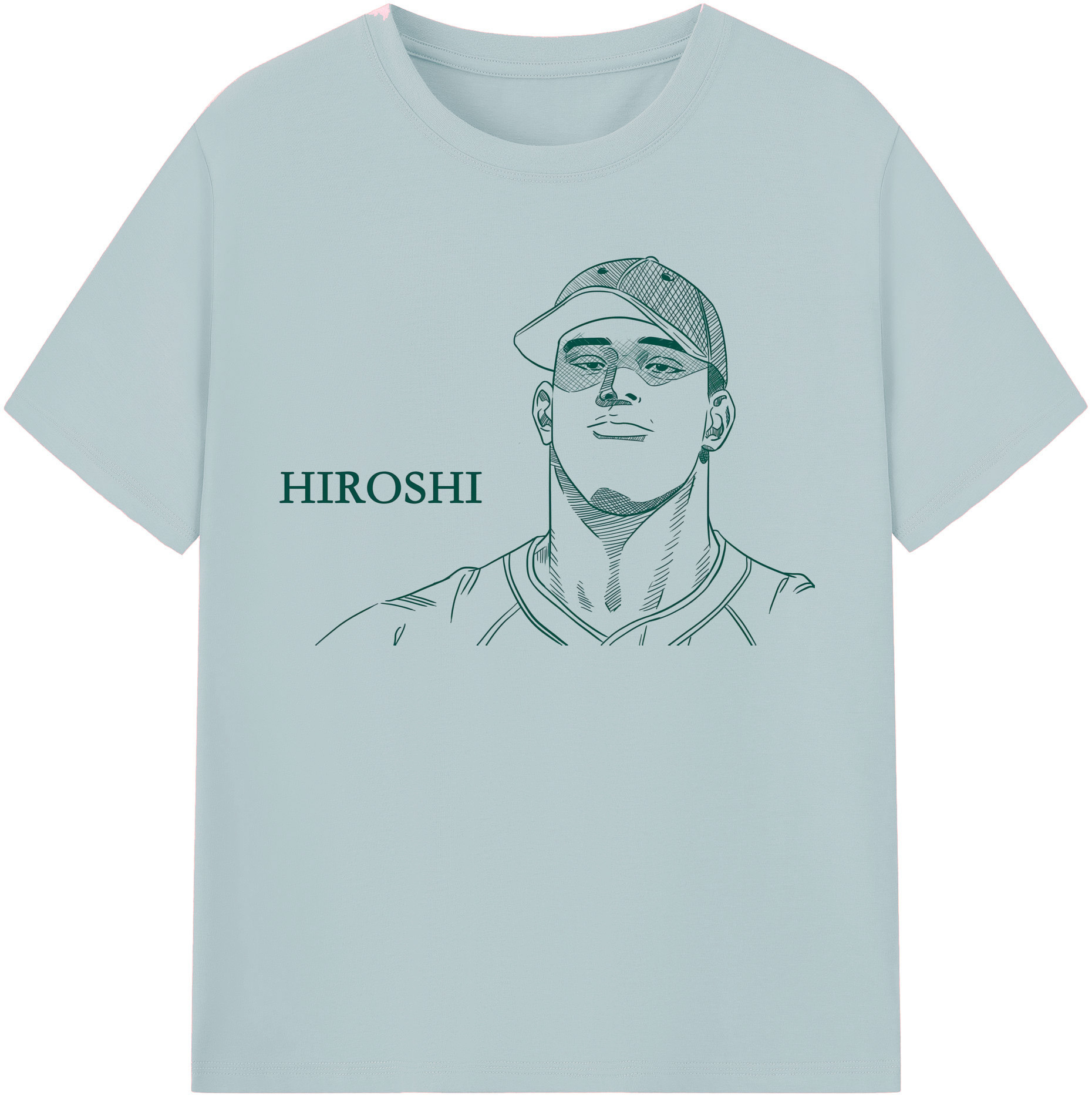 SLAM DUNK／スラムダンク 綿100％半袖Tシャツ（フロントプリント）